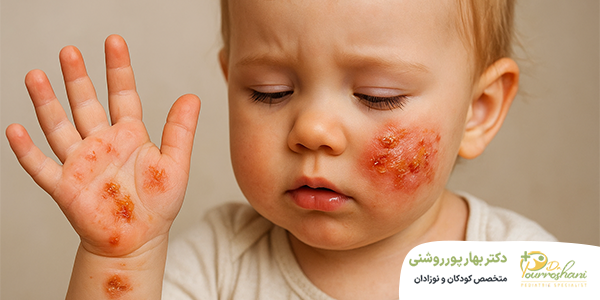 درمان زرد زخم در کودکان